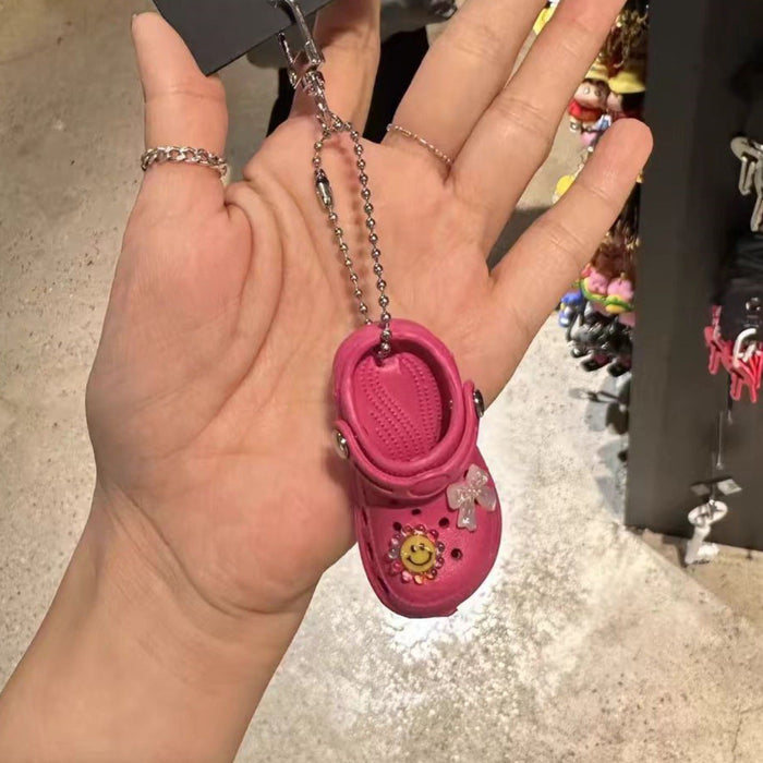 Wholesale pendant bag small accessories pendant niche cute hole shoes keychain pendant