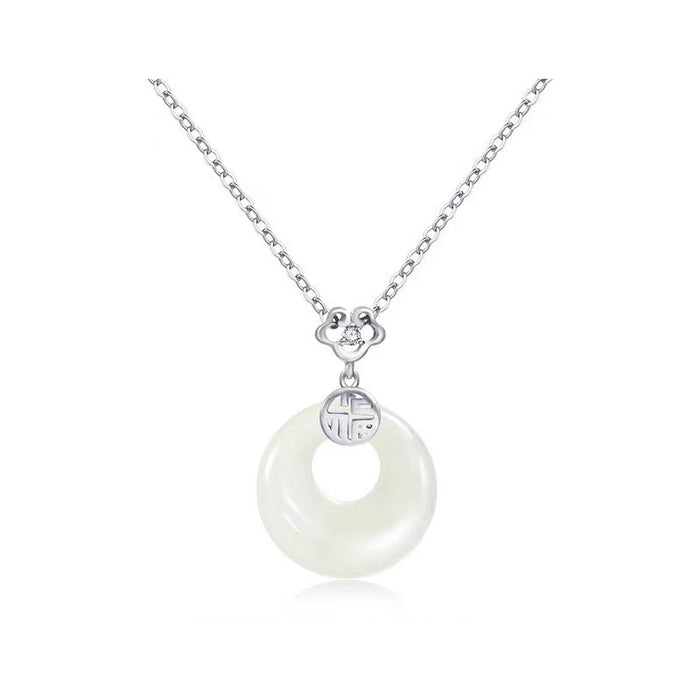 Wholesale Titanium steel necklace with micro inlaid zircon, light luxury, niche, collarbone chain, high-end, versatile accessory