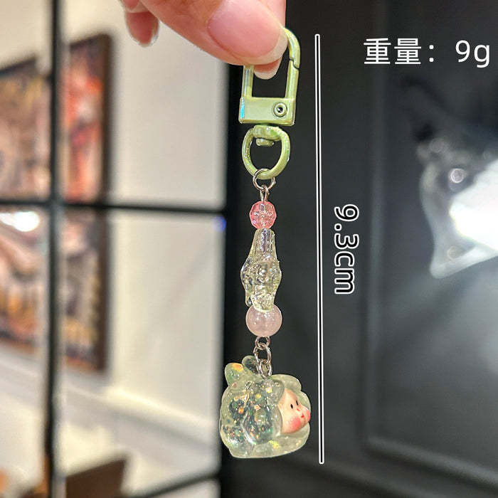 Wholesale Handmade Beaded Mobile Phone Chain Niche Jewelry Pendant  Best Friend Camera Bag Key Chain