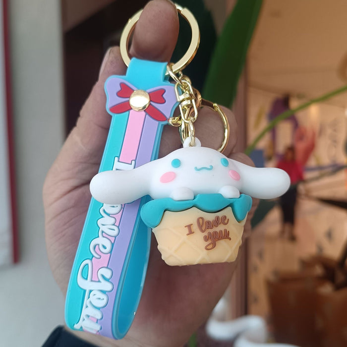 Wholesale Silicone Cartoon Doll Keychain JDC-KC-YiChang011