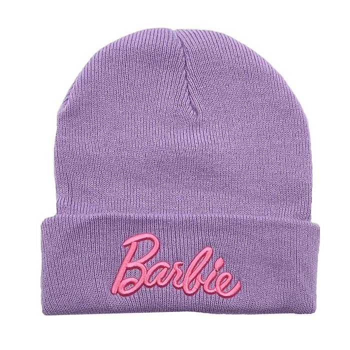 Wholesale Pink Embroidery Wool Knitted Hat JDC-FH-AXing038