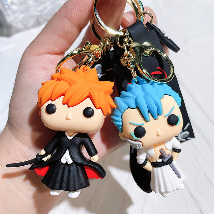 Wholesale Cartoon Silicone Doll Keychain JDC-KC-QiChao036