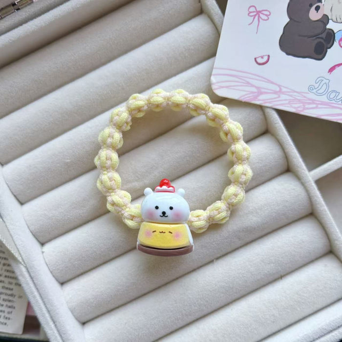 Wholesale Cartoon Bear Hair Rope Rubber Band Hair Accessories Headwear