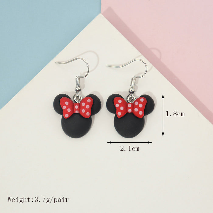 Wholesale Cartoon Resin Earrings JDC-ES-niqing030