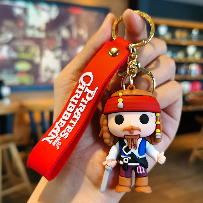 Wholesale Cartoon Doll 3D Rubber Keychain JDC-KC-Tingm055