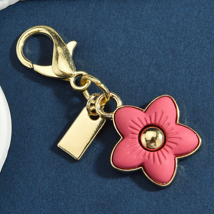 Wholesale Flower bag pendant, fashionable and personalized keychain pendant, wholesale of hanging accessories