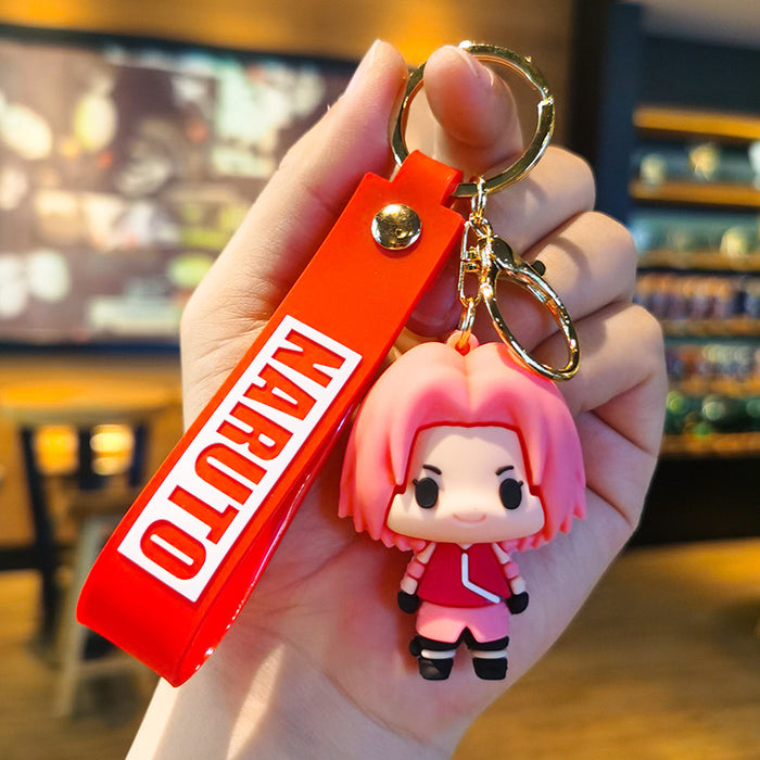 Wholesale Rubber Cartoon Doll Keychain JDC-KC-Tingm195