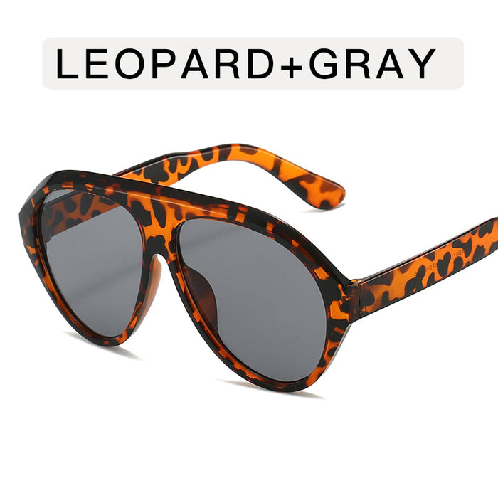 Wholesale Retro Toad Sunglasses Large Frame Street Photography High End Sunscreen Personalized Fashion Sunglasses