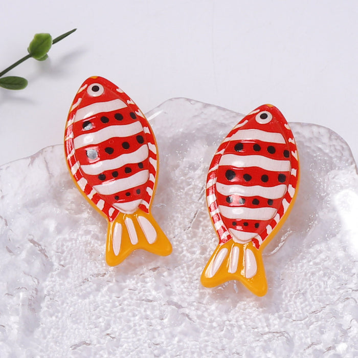 Wholesale Fish Ear Hook Necklace suit All-match Animal Necklace Daily commuter
