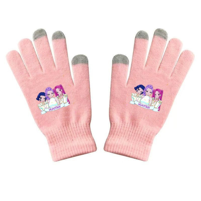 Wholesale KPOP Student gloves warm touchscreen gloves