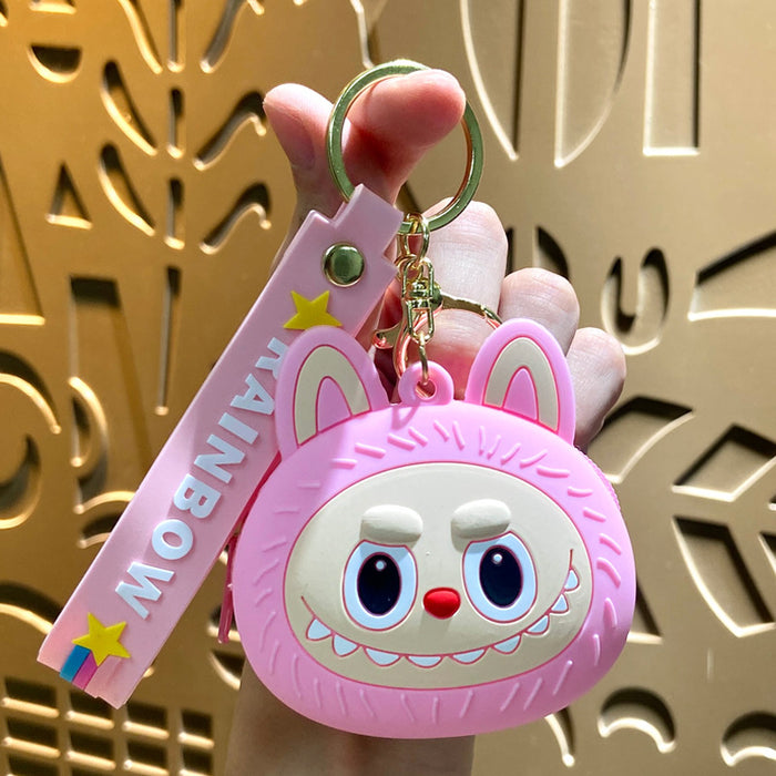Wholesale Cartoon Cute Rab Coin Purse Keychain