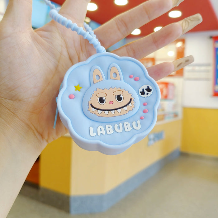 Wholesale Plush Silicone Coin Purse Keychain Coin Bag Pendant