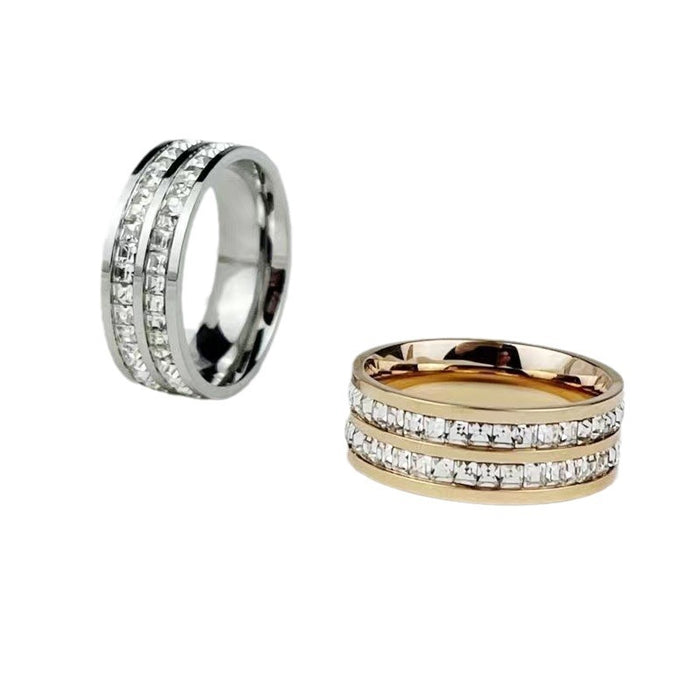 Wholesale Couple' s rings with diamonds and starry sky