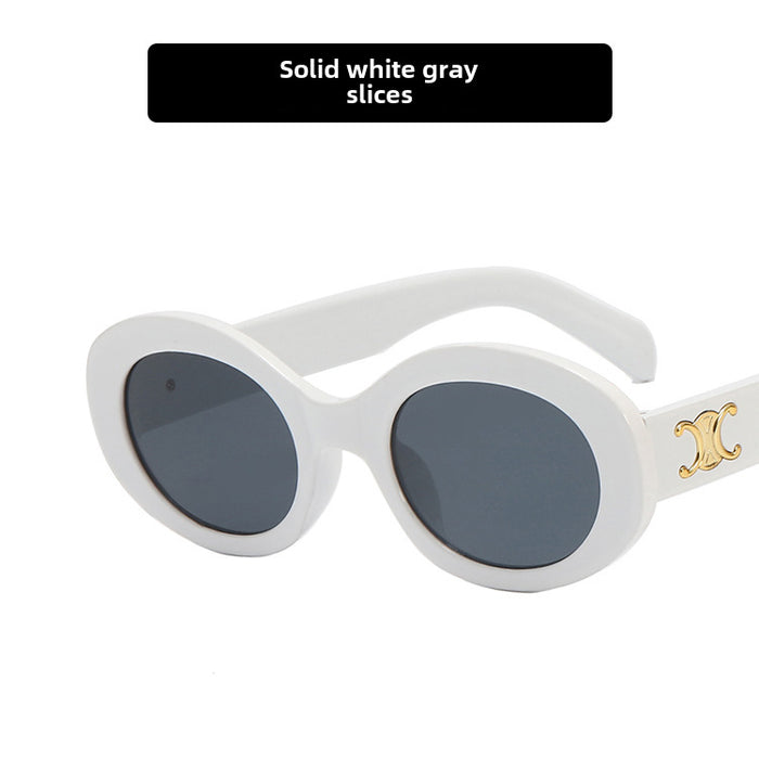 Wholesale Sunglasses Retro Elliptical Sunglasses