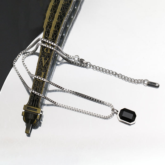 Wholesale  Square Geometric Necklace Women's