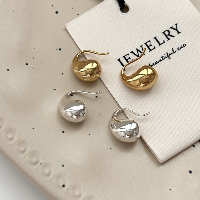 Wholesale Metal Earrings Asymmetrical Earrings Simple Versatile High-End Earrings