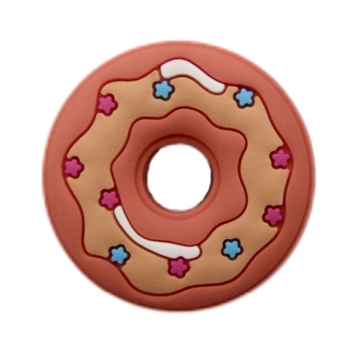 Wholesale Doughnut hole shoe flower shoe buckle PVC soft rubber shoe flower DIY accessory decoration buckle shoelace buckle in stock