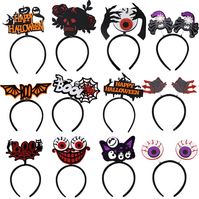 Wholesale Halloween Felt Accessories Plastic Headband JDC-HD-ZHHAO008