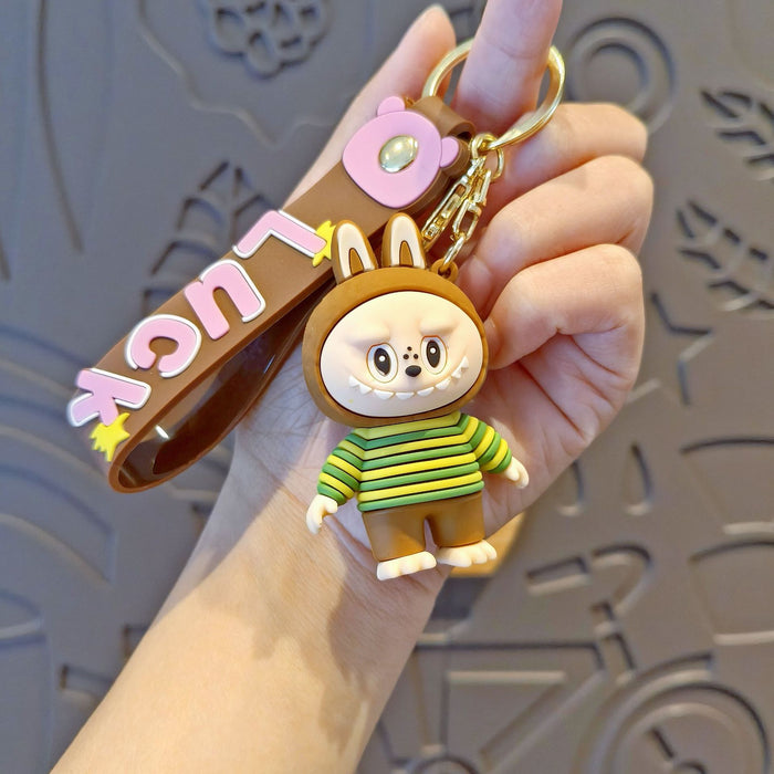 Wholesale Cartoon Keychain Cute School Bag Pendant Car Keychain Accessories Doll Machine Gift