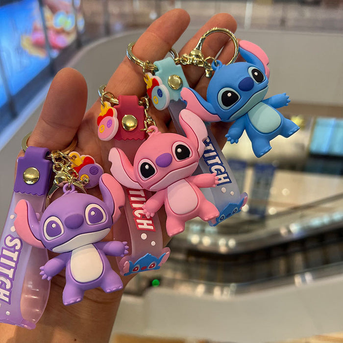 Wholesale Cartoon Cute Keychain Creative Glue Doll Key Chain Bag Pendant JDC-KC-MiaoYi002