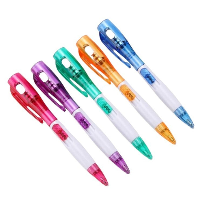 Wholesale LED light flashlight ballpoint pen