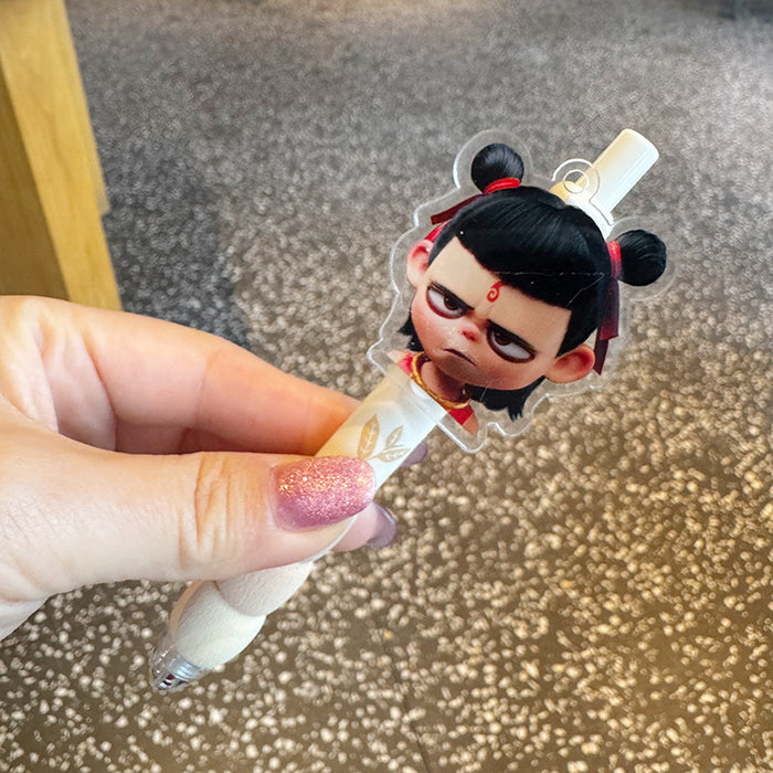 Wholesale Surrounding Pen Soft Grip Gel Pen Cute Press Pen Ballpoint Pen Test Pen Student Pen