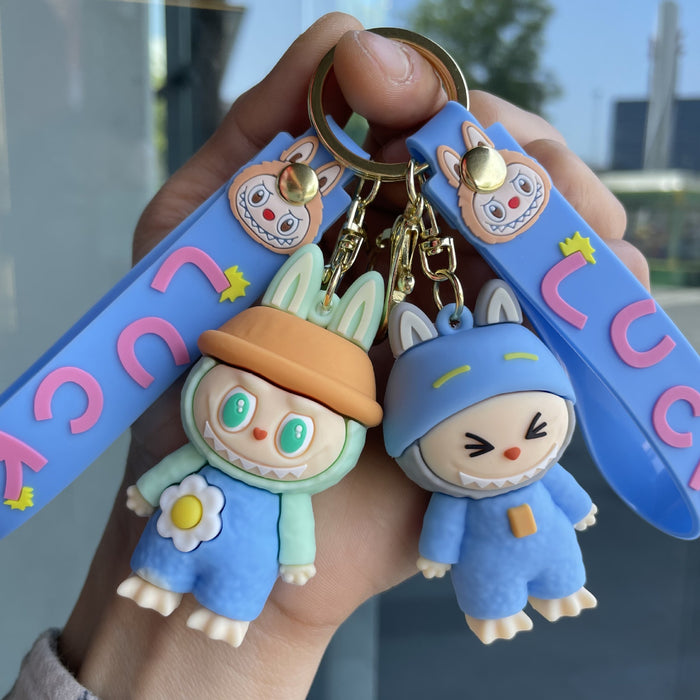 Wholesale Small Sheep Keychain Bag Pendant Doll Grabbing Machine Cartoon Doll Couple Small Gift