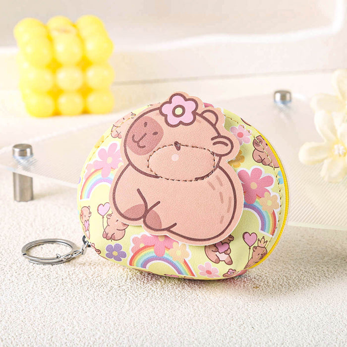 Wholesale Wallet Portable Storage Bag Capybara Pendant Small Backpack Claw Machine