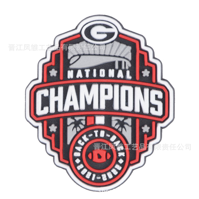 Wholesale 50pcs Rugby Series Shoes Charms detachable