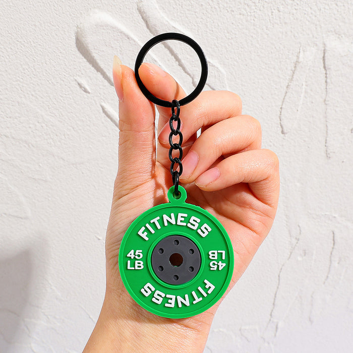 Wholesale Creative Mini Dumbbell Keychain