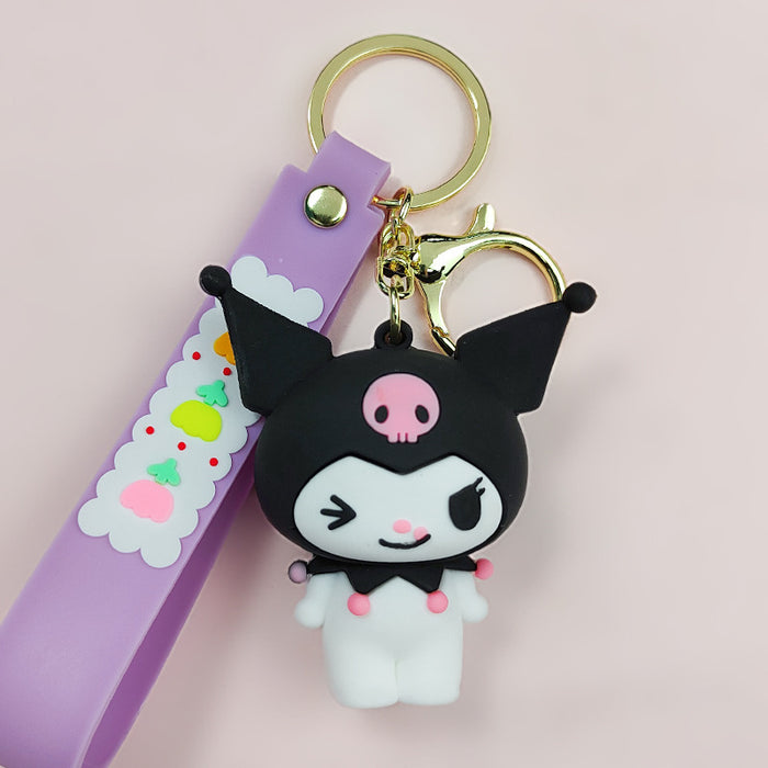 Wholesale Cartoon Doll Silicone Keychain JDC-KC-Tingm204