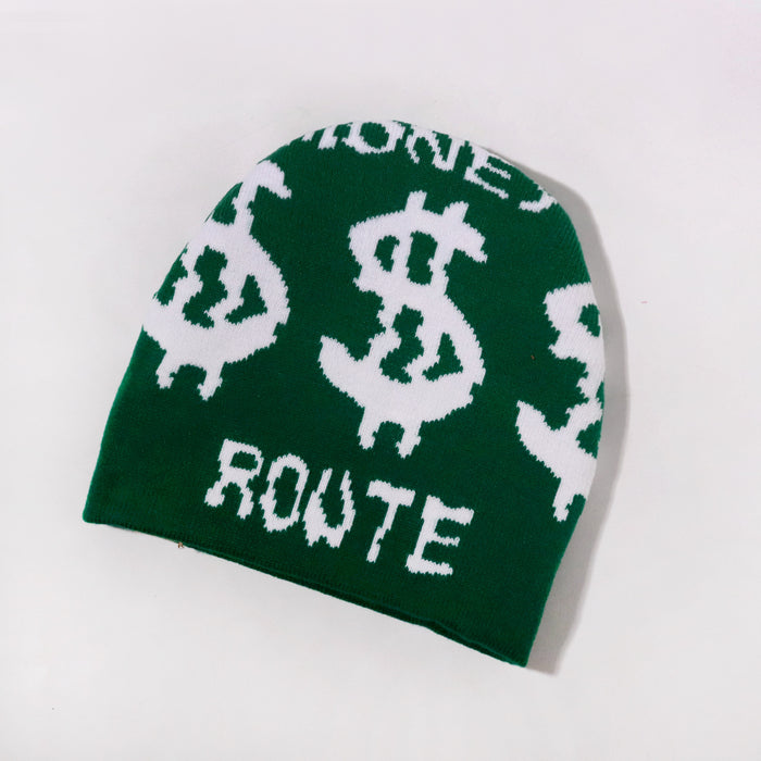 Wholesale Acrylic Money Pattern Knitted Hat JDC-FH-JunL002