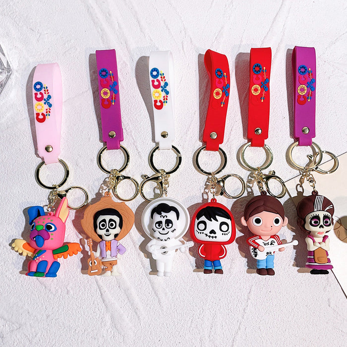 Wholesale Cartoon Silicone Doll Keychain JDC-KC-QiChao033