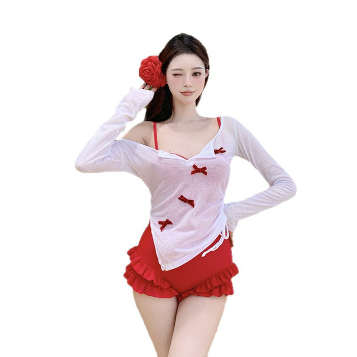Wholesale New swimsuit one-piece high-end feel cover up, sun protection swimsuit, soaking in hot springs