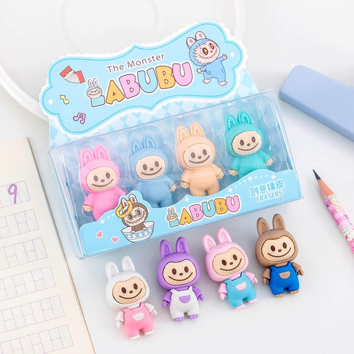 Wholesale Cartoon Rabu Eraser Boxed Primary School Eraser Children' s Prize Stationery Gift