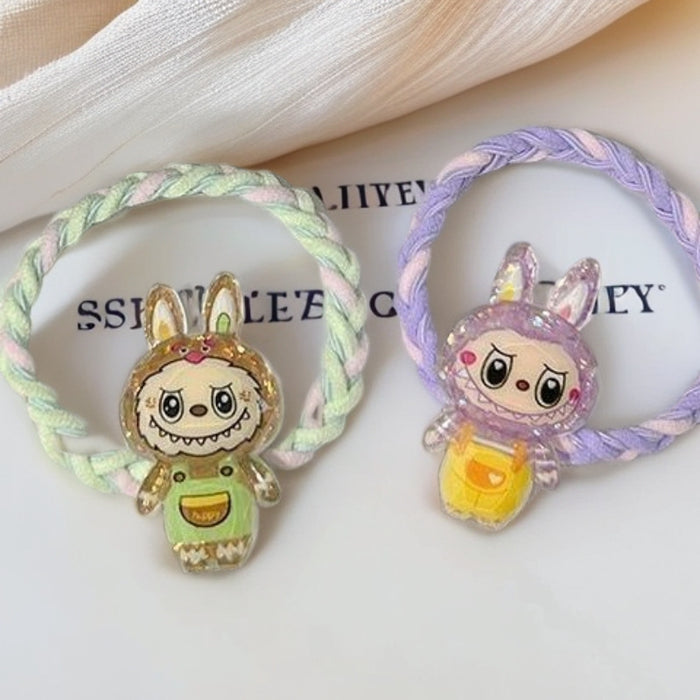 WholesaleHairband Children' s Cute Sweet Hairband Girl Cartoon Rubber Band Adult Children' s Headdress