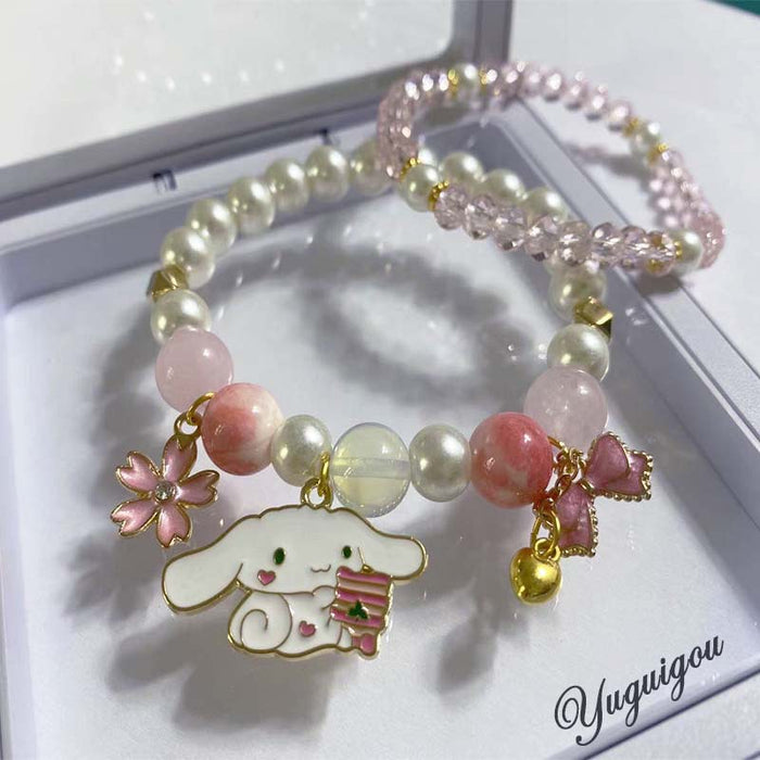 Wholesale Crystal Pearl Bracelet, Cute Cartoon Beads for Women