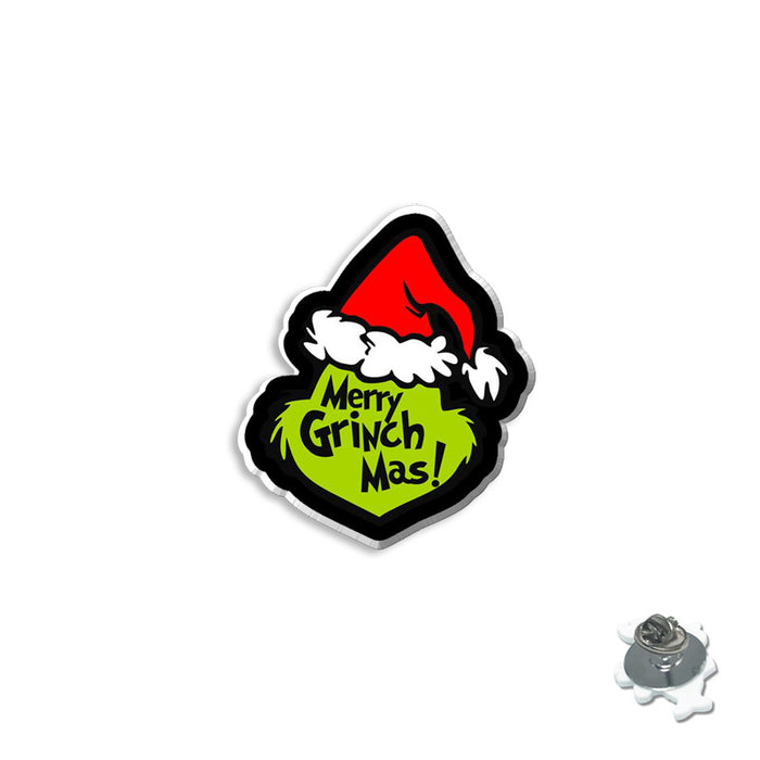 Wholesale Cartoon Christmas series brooch badge personality resin collar pin