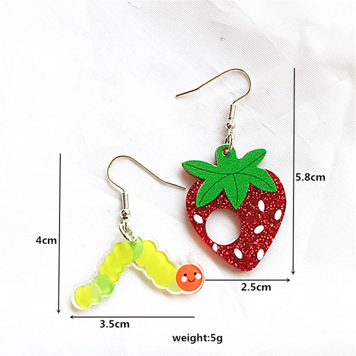 Wholesale New Earrings Creative Animal Fashion Personalized Acrylic Printed Earrings for Women