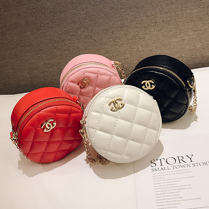 Wholesale Round chain small bag, fashionable crossbody cross bag