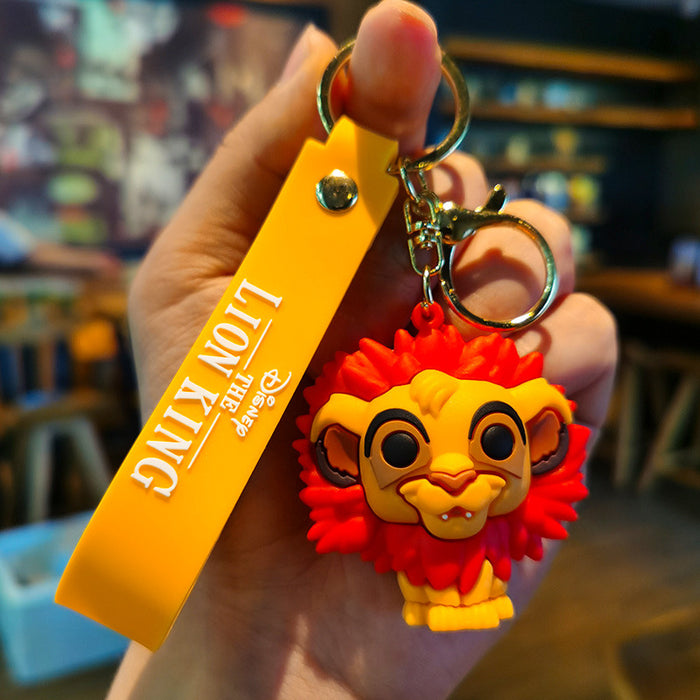 Wholesale Cartoon Doll 3D Rubber Keychain JDC-KC-Tingm061