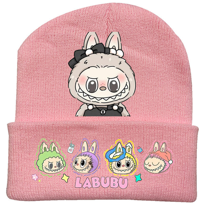 Wholesale   knitted hat autumn and winter new wool hat adult outdoor warm hat cross-border cartoon cold hat