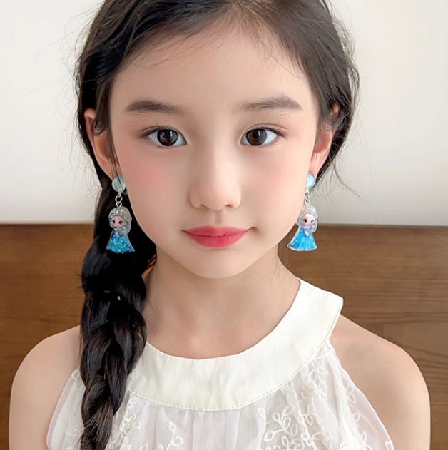 Wholesale Children' s Princess Jewelry Earrings