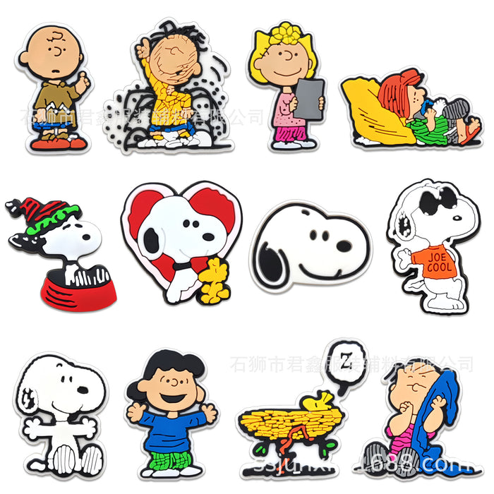 Wholesale 50pcs hole shoes soft rubber decorative buckle shoe accessories