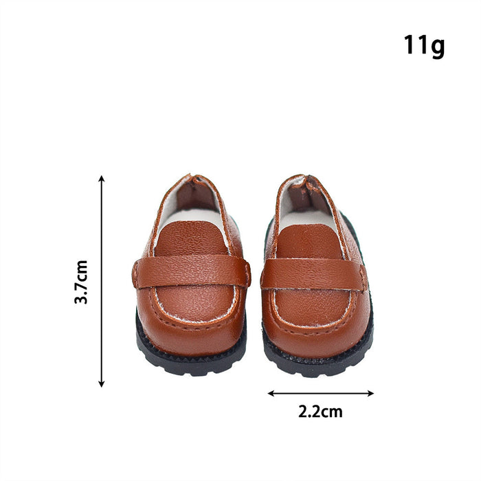 Wholesale cloth leather shoes 8 BJD baby shoes 10CM cotton doll Lingna  pendant baby clothes