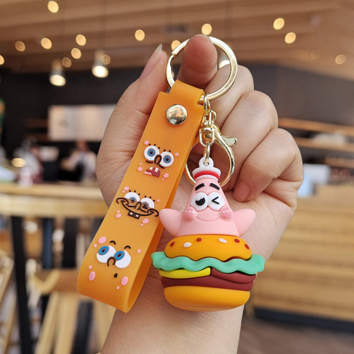 Wholesale Cartoon Silicone Doll Keychain JDC-KC-ZhuoRan024