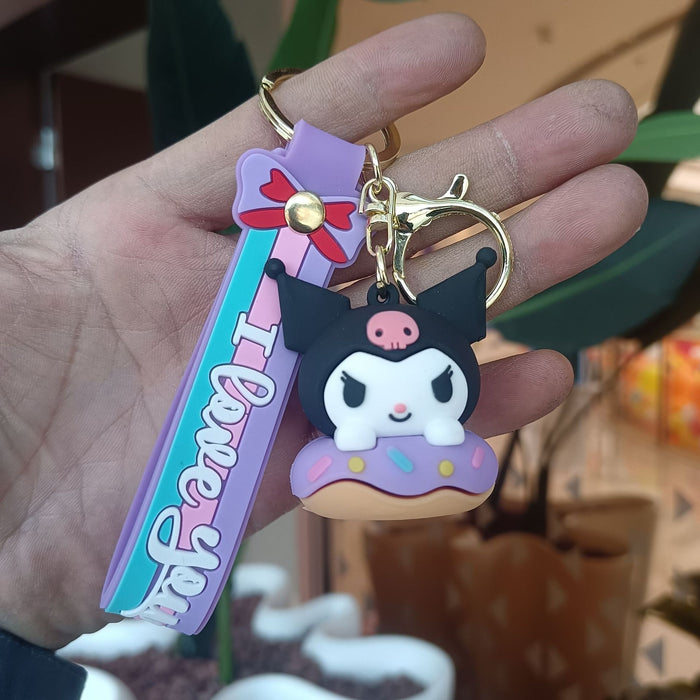 Wholesale Silicone Cartoon Doll Keychain JDC-KC-YiChang011