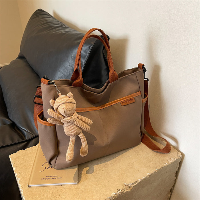 Wholesale tote waterproof outing lightweight crossbody bag canvas bag