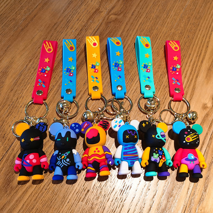 Wholesale Cartoon Doll 3D Rubber Keychain JDC-KC-Tingm058