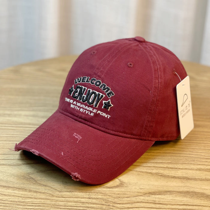 Wholesale three-dimensional embroidered letters baseball cap children's sunshade cap small face